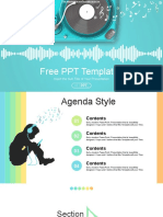 Creative Music Concept PowerPoint Templates