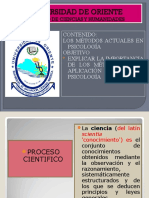 Metodos Actuales en Psicología