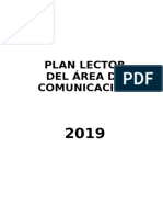 Plan Lector Del Area de Comunicación 2019