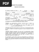 Escritura Separacion Total de Bienes