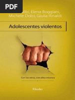 Adolescentes Violentos - Con Los Otros, Con Ellos Mismos - Elisa Balbi & Elena Boggiani & Michele Dolce & Giulia Rinaldi PDF