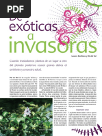 LECTURA de Exoticas A Invasoras