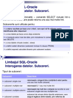 SQL Subcereri, Structuri Ierarhice