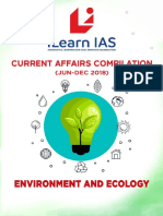 Ilearn IAS - Prelims 2019 - Current Affairs - Environment & Ecology PDF