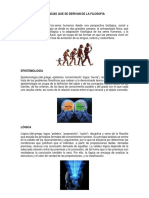 Ciencias Que Se Derivan de La Filosofia