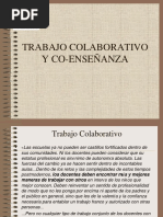 Trabajo Colaborativo y Co-Enseñanza