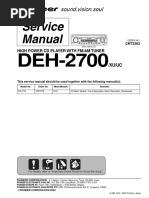 Pioneer Deh-2700 PDF