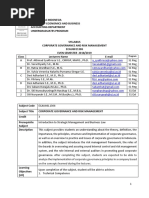 Silabus Corporate Governance