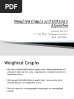 Weighted Graphs and Dijkstra's Algorithm