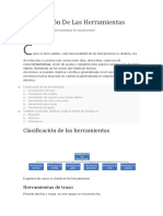 Clasificación de Las Herramientas