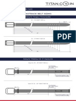 Belt Sizing Chart