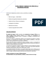 Curso Gestion Del Riesgo y Manejo de Crisis en La Seguridad Privada