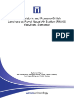 Late Prehistoric and Romano-British Land-Use at Royal Naval Air Station (RNAS) Yeovilton, Somerset