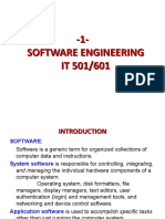 1-Software Engineering IT 501/601