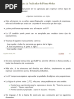 Lógica de Predicados de Primer Orden PDF