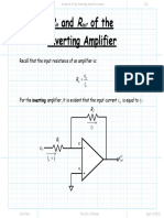 And of The Inverting Amplifier: in Out