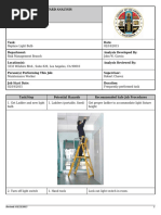 Handout 4 - JHA For Replacing Light Bulb