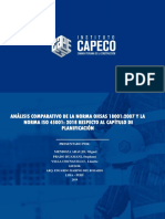 Análisis Comparativo de La Norma Ohsas 18001:2007 y La Norma Iso 45001