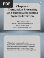 Transaction Processing and Financial Reporting Systems Overview