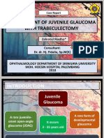 Management of Juvenile Glaucoma With Trabeculectomy