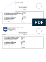 Pauta de Evaluación Periodico Escolar