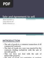 Sale and Agreement To Sell