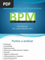 Buenas Practicas de Manufactura