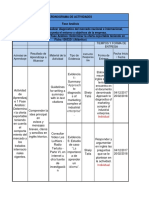 Cronograma Actividad de Aprendizaje 1 Fase Análisis