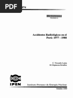 Accidentes Radiológicos en El Perú