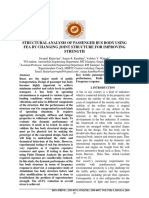 Structural Analysis of Passenger Bus Body Using Fea by Changing Joint Structure For Improving Strength