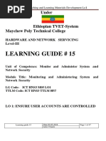 Monitor & Administer System & Network Security