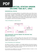 Residential Status Under Income-Tax Act, 1961