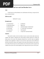 Load Curve and Load Duration Curve