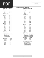 Answers For Term Tests 1 & 2 Term Term: TEST 1: Units 1-4 Reading TEST 2: Units 5-8 Reading