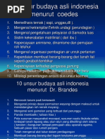 10 Unsur Budaya