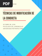 Técnicas de Modificación de Conductas