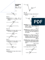 Angulos Formados Por Dos Rectas Paralelas y Una Secante