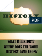 What Is History