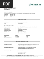 Materials Safety Data Sheet RENCO Annatto Food Colour (Hazardous)