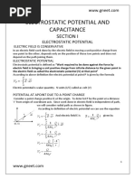 Electrostatic Potential and Capacitance