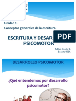 Escritura y Desarrollo Psicomotor