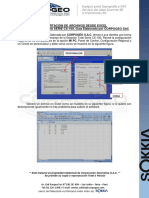 Importacion de Archivo Desde Excell - CX-105 SOKKIA