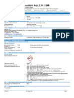 Hydrochloric Acid, 2.0N (2.0M) : Safety Data Sheet