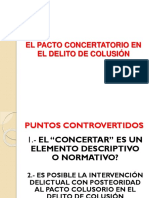 El Pacto Concertatorio en El Colusión Dr. Eliu