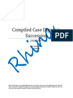 Compiled Case Digest in Succession