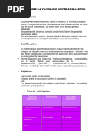 Proyecto Sobre La Vacunacion Contra El Sarampion