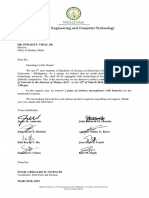 College of Engineering and Computer Technology: of Network in The Internet of Things (Iot) " On The 12