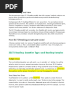 IELTS Reading Overview