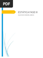 Estática Tercera Fase