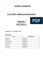 Economics Assignment: Submitted To: - Prof. Mugdha Vaidya